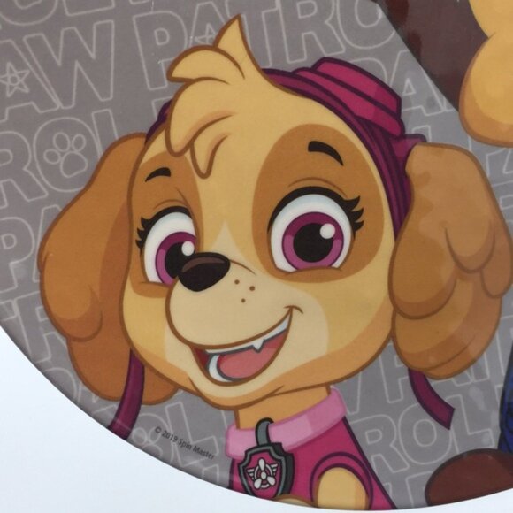 Paw Patrol 9” Children’s Kids Melamine Dinner Plate Skye Chase BPA Free - Picture 6 of 8